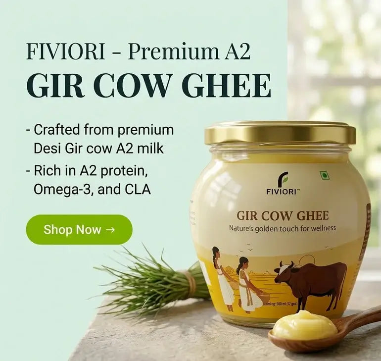 FIVIORI Gir Cow Ghee jar