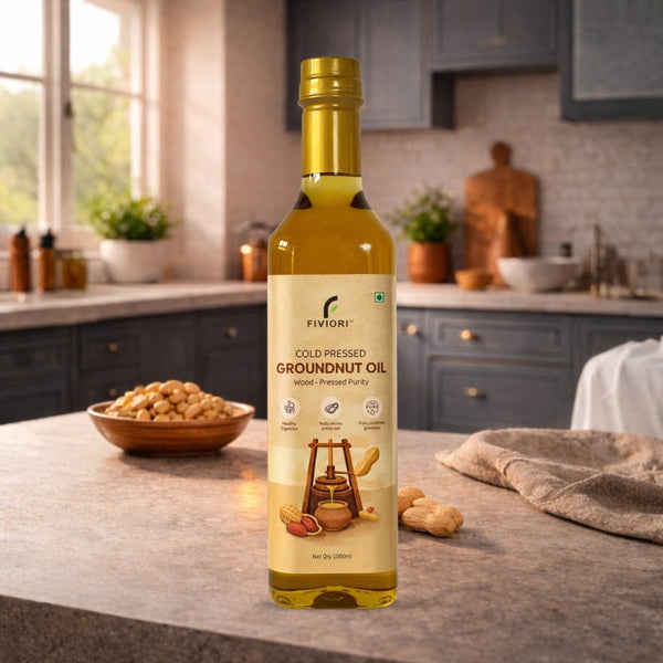 Fiviori Cold - Pressed Groundnut Oil — Pure Organic, Cold Pressed, Farm Direct - Fiviori Farms