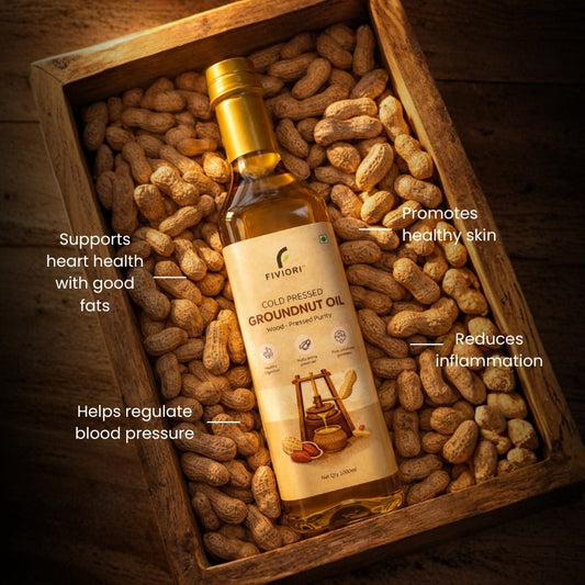 Fiviori Cold - Pressed Groundnut Oil — Pure Organic, Cold Pressed, Farm Direct - Fiviori Farms