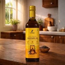 Fiviori Farms Pure Cold Wood Pressed Mustard Oil — Cold Pressed, Farm Direct - Fiviori Farms