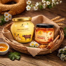 Fiviori Immunity Combo — A2 Gir Cow Ghee & Raw Organic Honey for Daily Wellness - Fiviori Farms