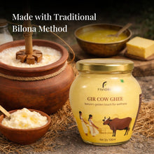 Fiviori Premium A2 Gir Cow Ghee (Bilona Method) - Fiviori Farms